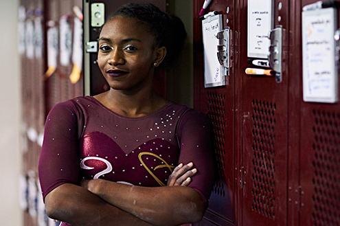 SPU Gymnast Darian Burns