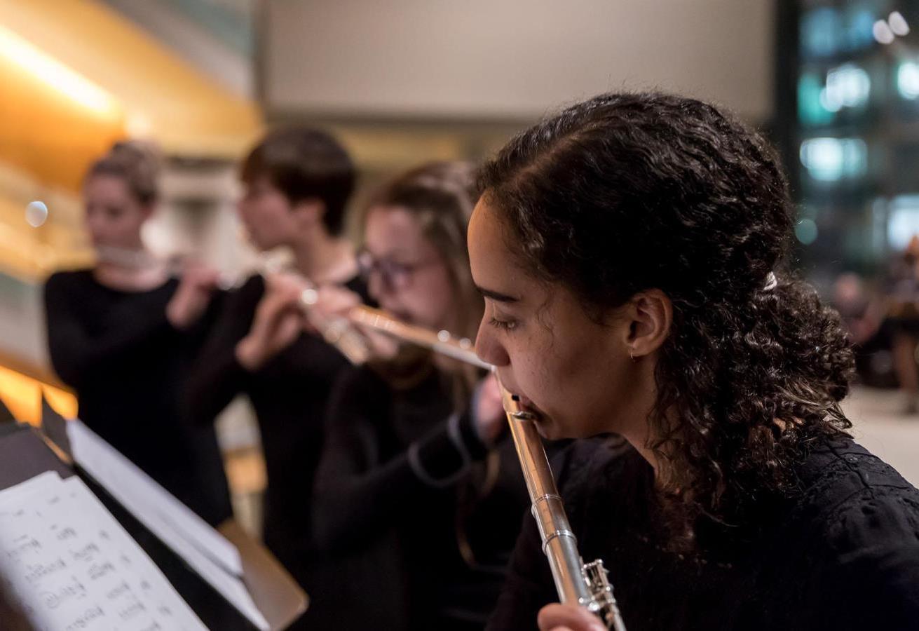 Full choir and Symphony Orchestra at the Sacred Sounds of Christmas