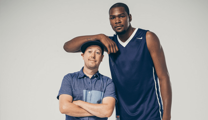 John Keatley and Kevin Durant