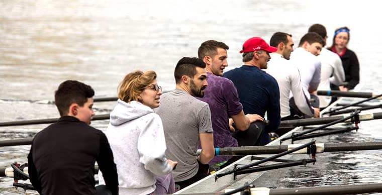 SPU Crew rowing on the Canal